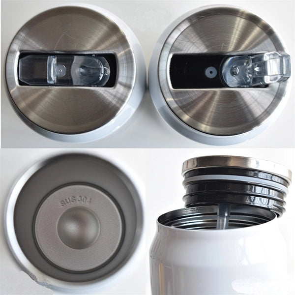 17oz Coke Shape Stainless Steel Insulated Tumbler with Straw