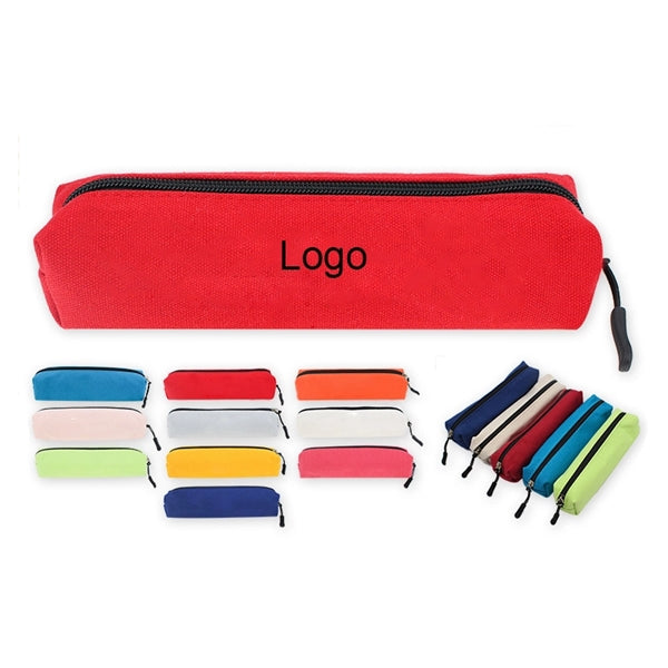 Canvas Stationery Stylish Simple Pencil Bag
