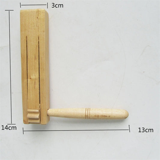 Early education educational AIDS wooden castanets