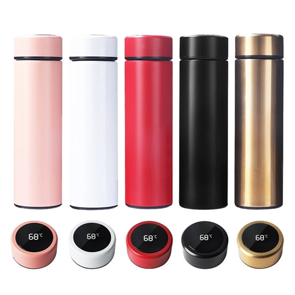 17oz Vacuum Insulated Water Bottle With Temperature Display