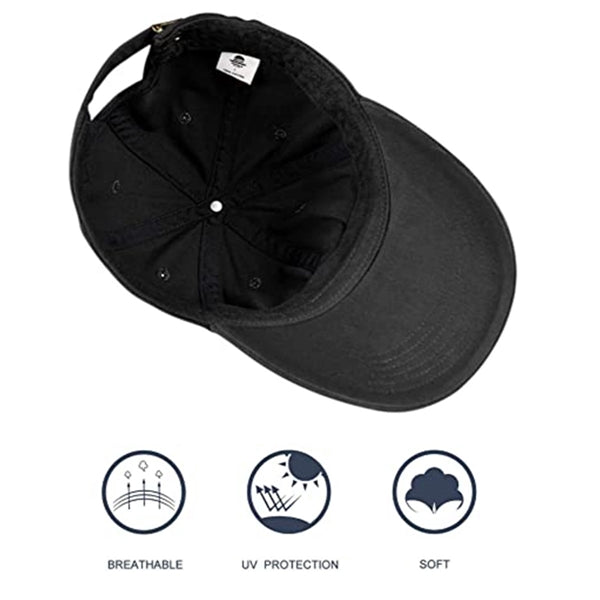 Washed Denim Baseball Hat