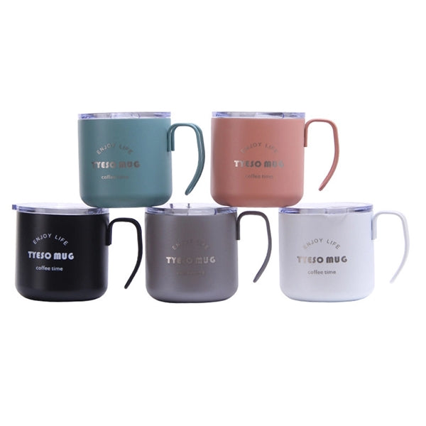 12oz Stainless Steel Insulated Travel Coffee Mug with Handle