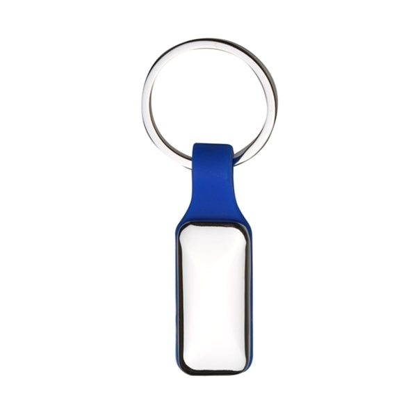 Silicone Strap Metal Keychain