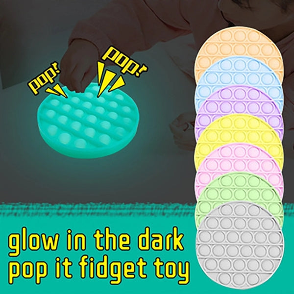 Glow Silicone Push Pop Bubble