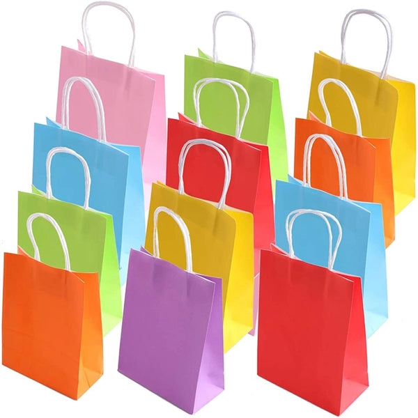 Colorful Kraft Paper Bags