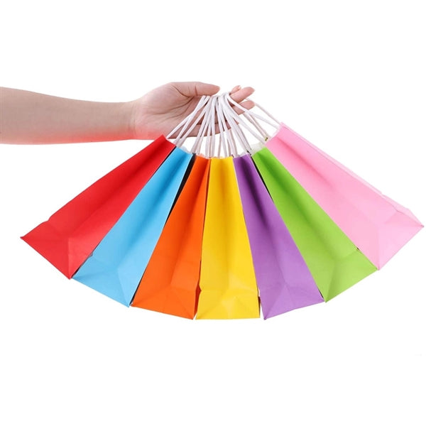 Colorful Kraft Paper Bags