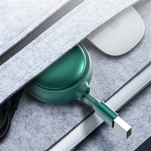 3 in 1 Multi USB Retractable Charger Cable 3A Multiple Cord