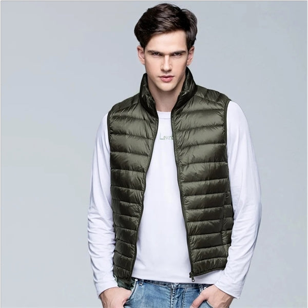 Men's Lightweight Water-Resistant Packable Puffer Vest