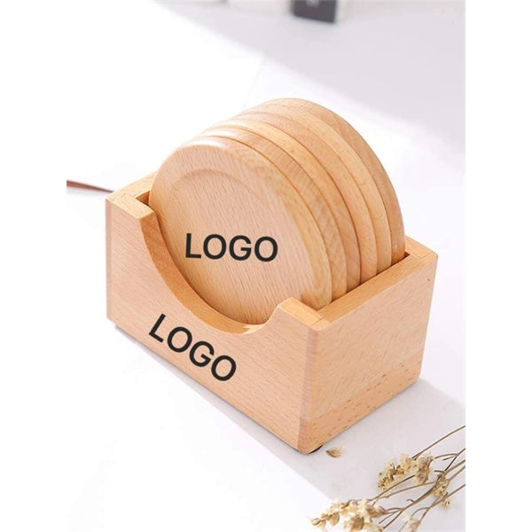 Wood Coaster Set