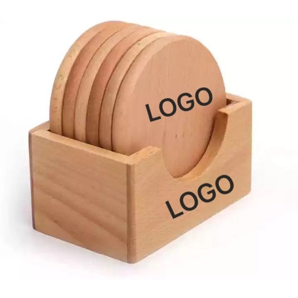 Wood Coaster Set