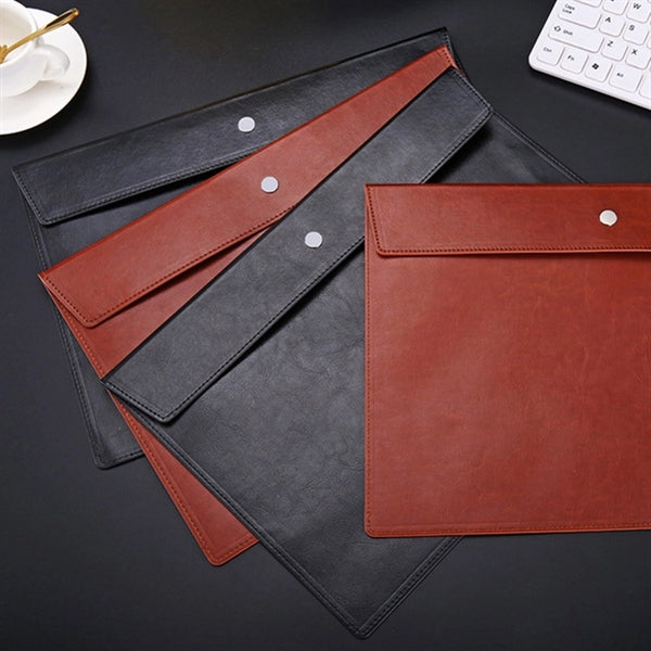 Leather A4 File Folder Envelope Document Holder