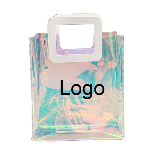 Clear Holographic Tote Bag