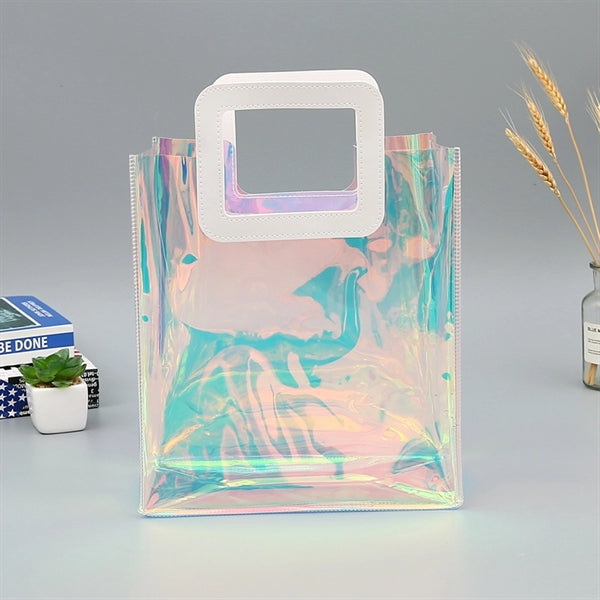 Clear Holographic Tote Bag