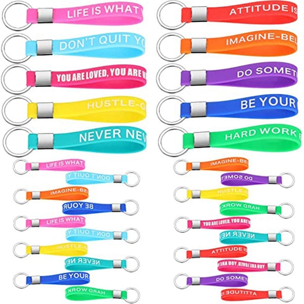 Silicone Wristband Keychain