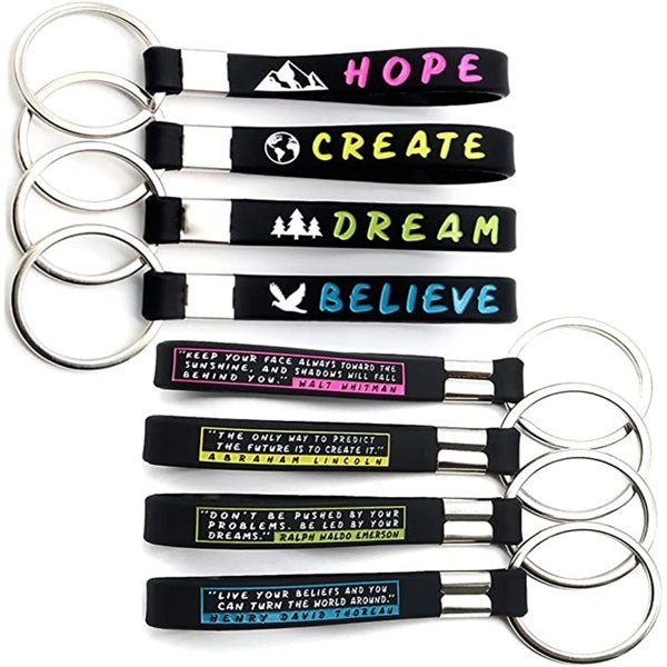 Silicone Wristband Keychain