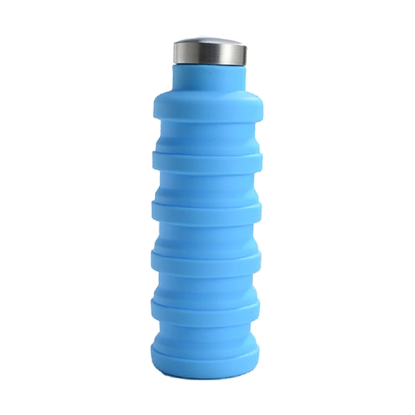 17 Oz. Silicone Collapsible Water Bottle