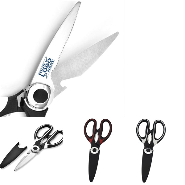Kitchen stainless steel scissors
