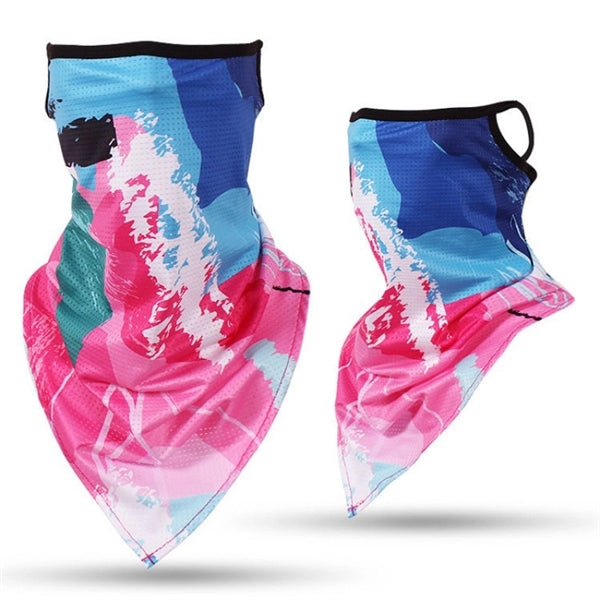 Full Color Neck Gaiter Face Bandana mask w/ Ear Loop