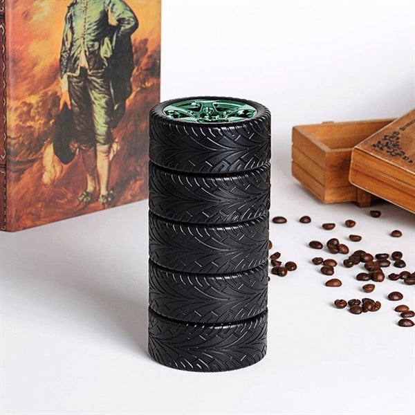 Tyre Tire Coffee Tea Mug Stainless Steel Interior Cup