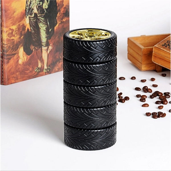 Tyre Tire Coffee Tea Mug Stainless Steel Interior Cup