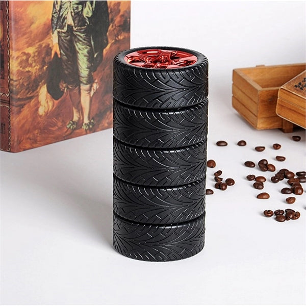 Tyre Tire Coffee Tea Mug Stainless Steel Interior Cup