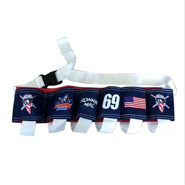 6-Pack Beer Bottle Can Holder W/ Adjustable Waist Strap