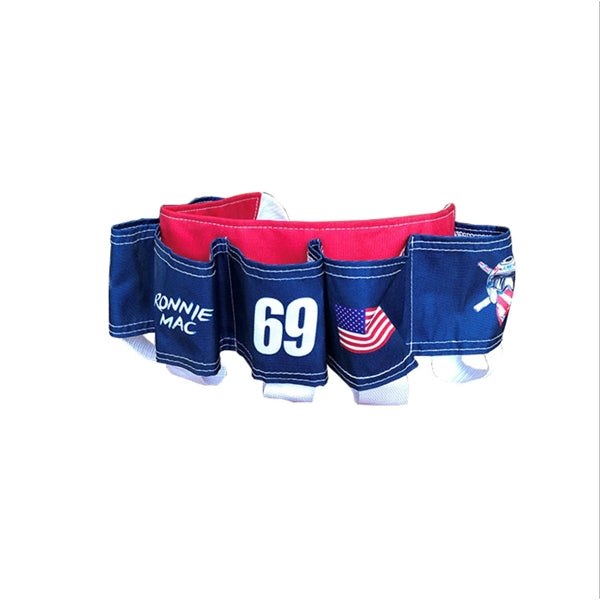 6-Pack Beer Bottle Can Holder W/ Adjustable Waist Strap
