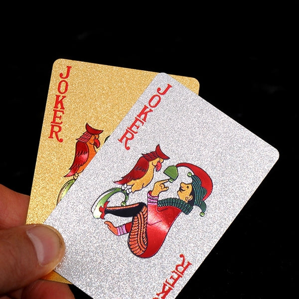 Gold PVC Playing Card