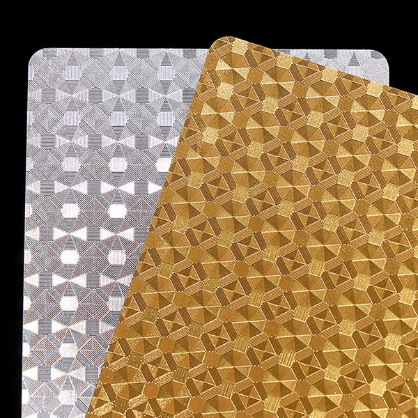 Gold PVC Playing Card
