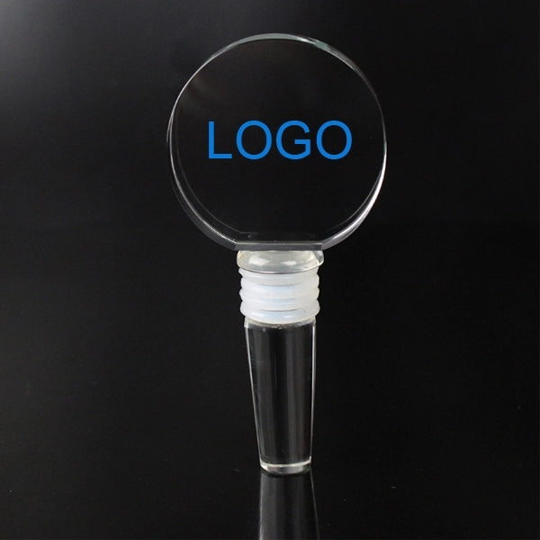 3D Crystal Circle Bottle Stopper