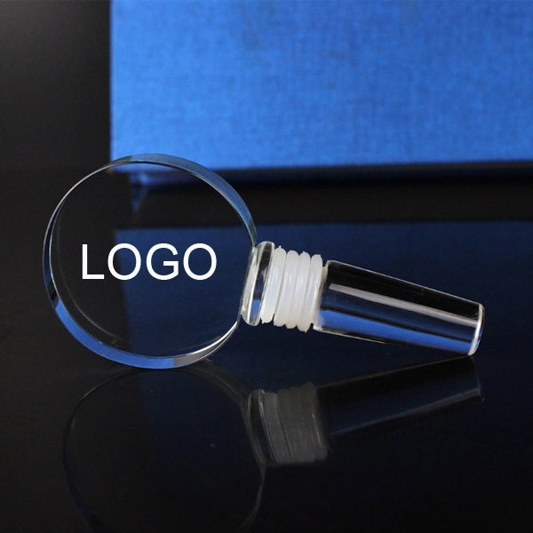 3D Crystal Circle Bottle Stopper