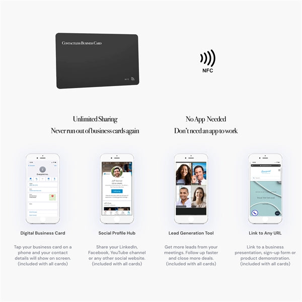 Mr.Tap NFC Digital Business Card- Metal