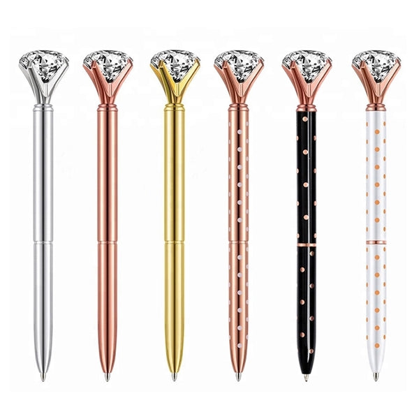 Sleek and Slim Diamond Metal Pen