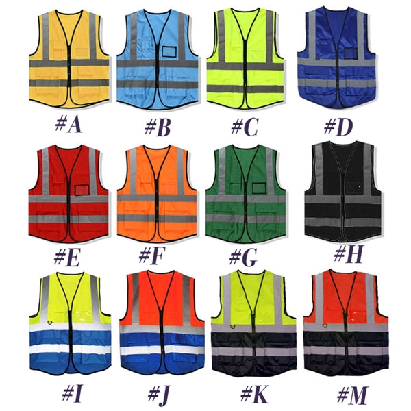 Reflective Safety Vest with Pouch