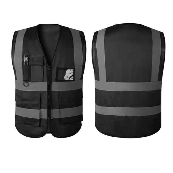 Reflective Safety Vest with Pouch