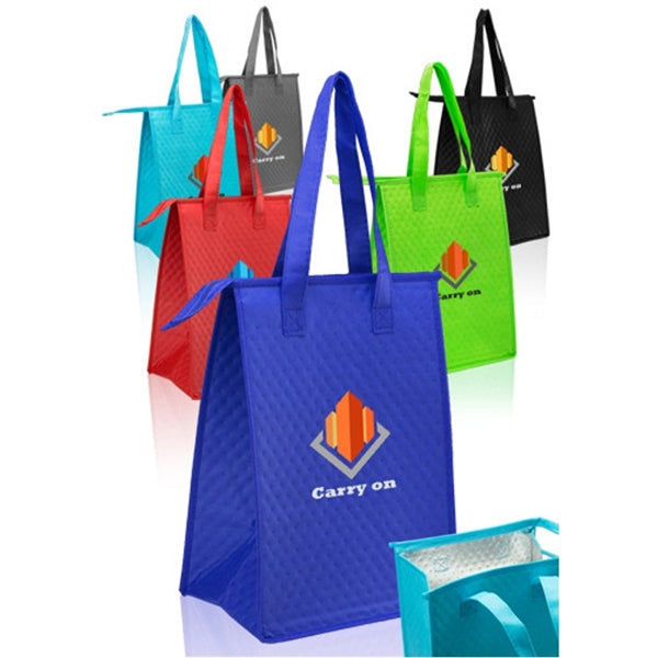 Zipper Insulated Lunch Tote Bag