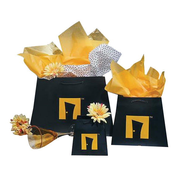Medium Matte Laminated Inverted Trapezoid Paper Euro Tote