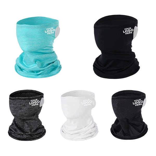 Ice silk hanging ears dustproof headscarf