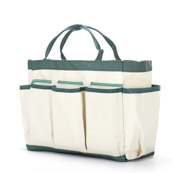 Heavy Duty Canvas Multi Pocket Garden Tool Tote Bag