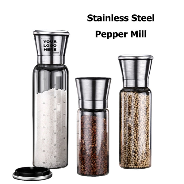Stainless Steel Pepper Mill