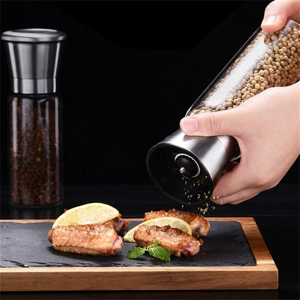 Stainless Steel Pepper Mill