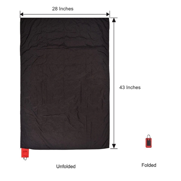 43x28inch Foldable Pocket Picnic Blanket