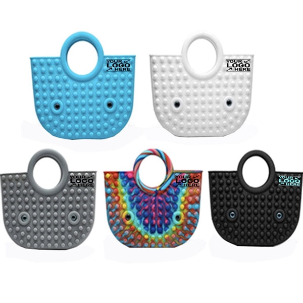 Novel decompression handbag silicone material