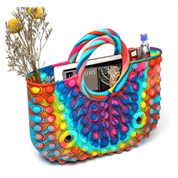 Novel decompression handbag silicone material
