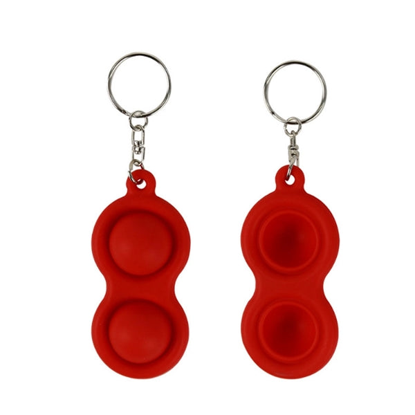 Mini Anti Stress Pop It Fidget Toy Keychain