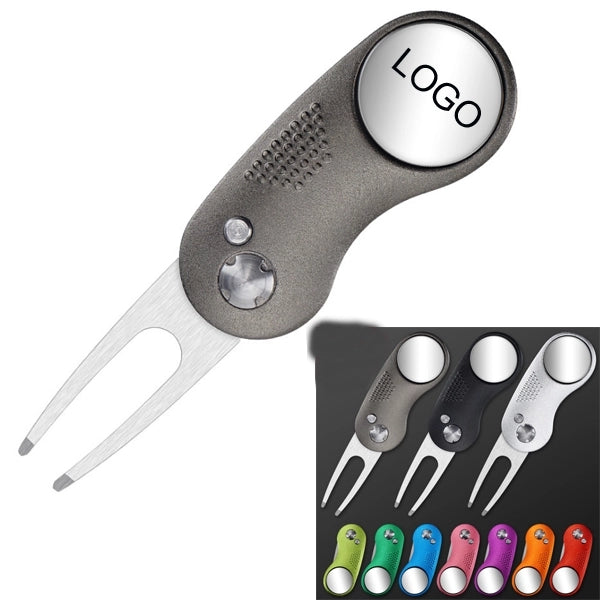 Steel Switchable Divot Repair Tool