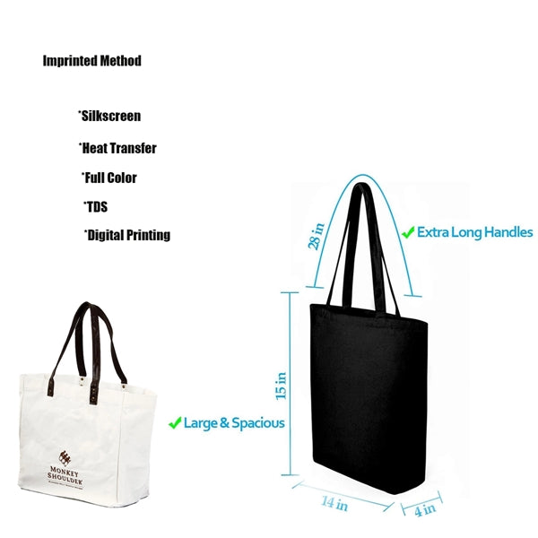Canvas Shopping Tote Bag