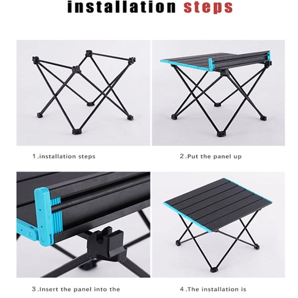 Outdoor Portable Ultra-light Aluminum Alloy Camping Table