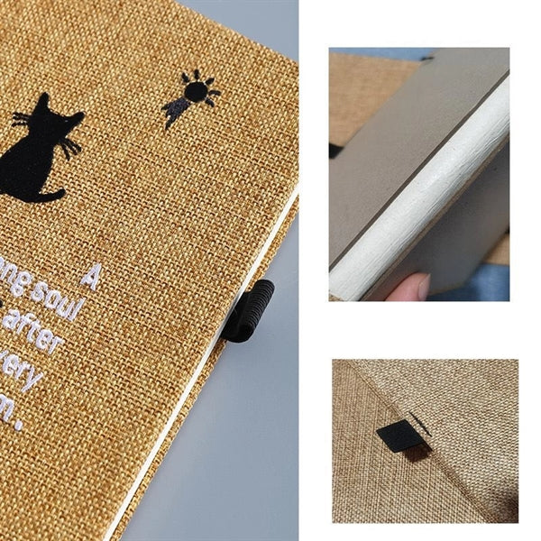 Embroidery Gunny Cover Notebook