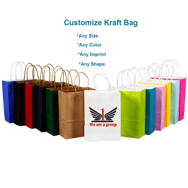 Kraft Paper Gift Bag With Handle